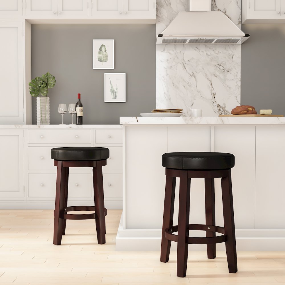 Maya Black 24 Inches Counter Stool. Picture 5