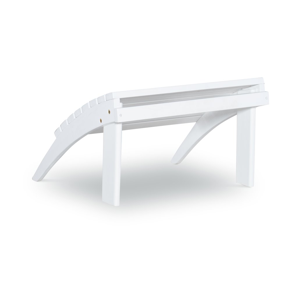 White Adirondack Ottoman. Picture 9