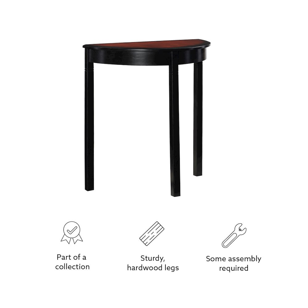 Camden Demi Lune Console Table. Picture 12