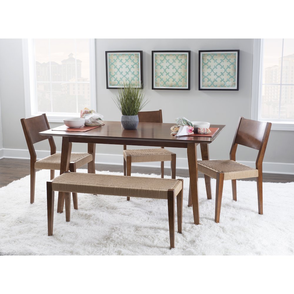 Cadence 6Pc Dining Set Brown. Picture 4