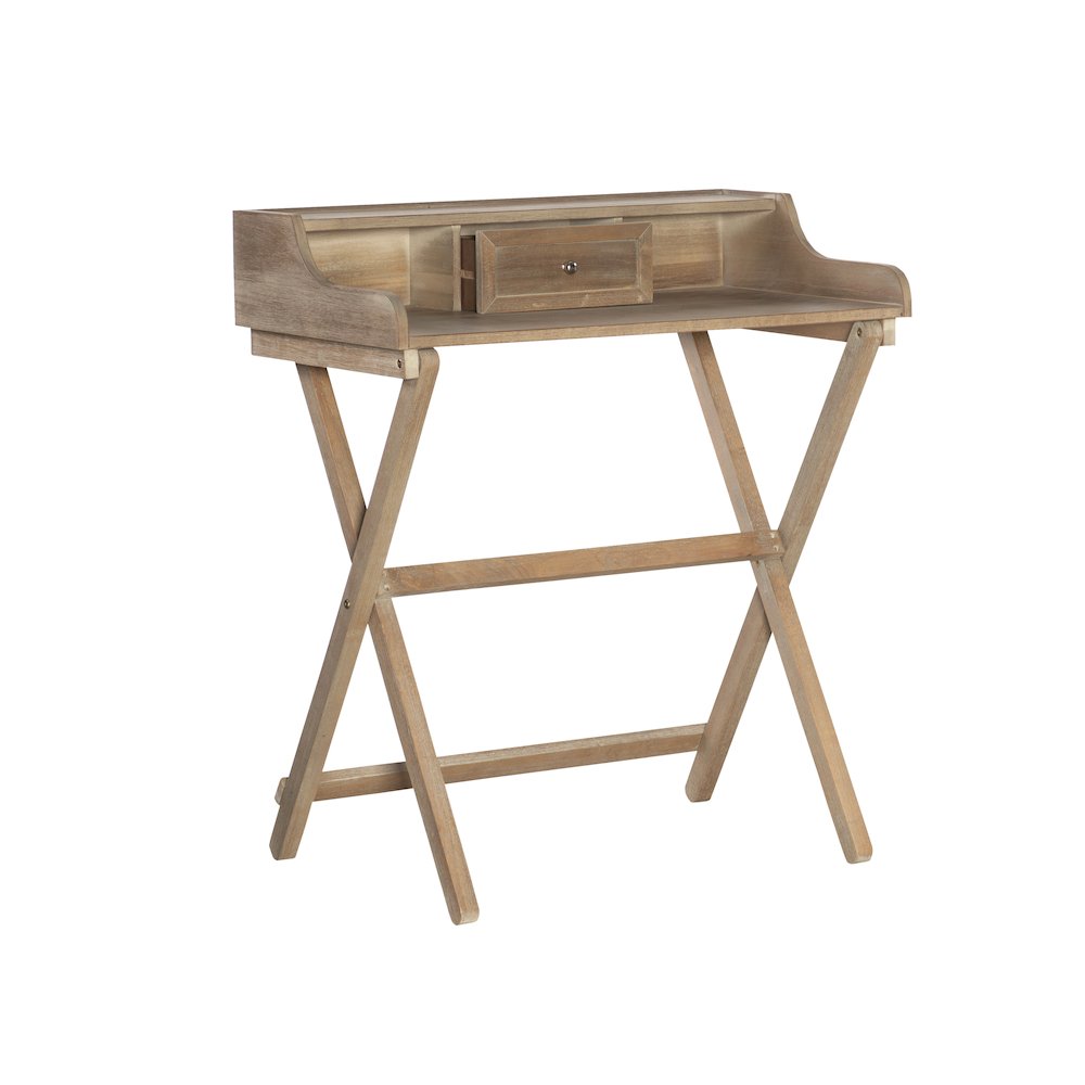 Coy Rustic Brown Folding Desk. Picture 2
