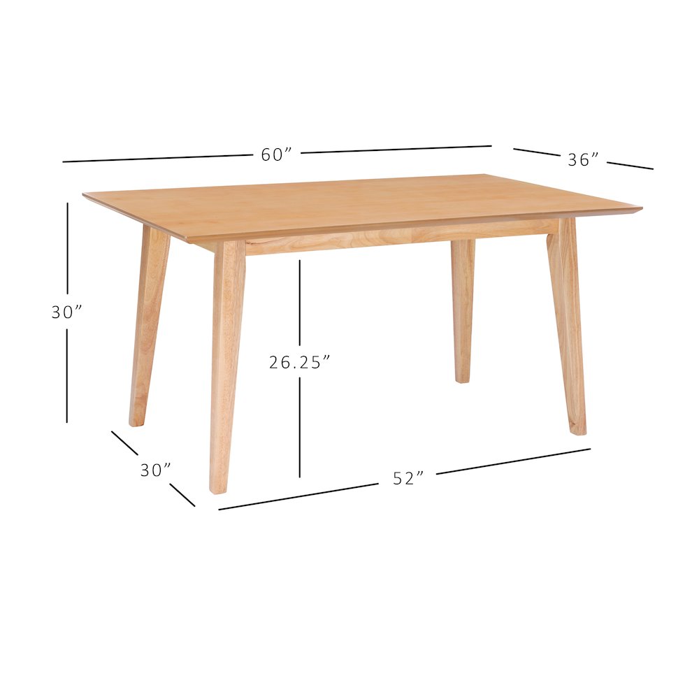 Cadence Dining Table Natural. Picture 12