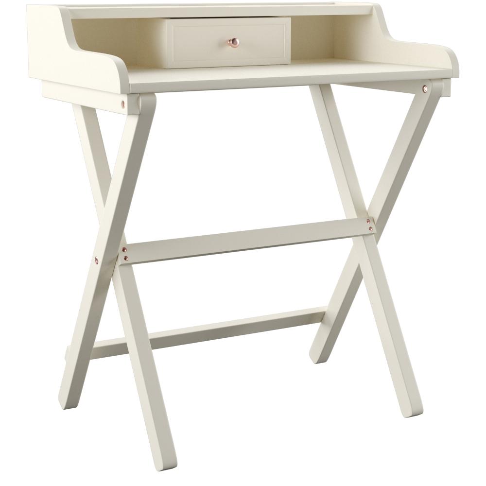 Coy White Folding Desk. Picture 7