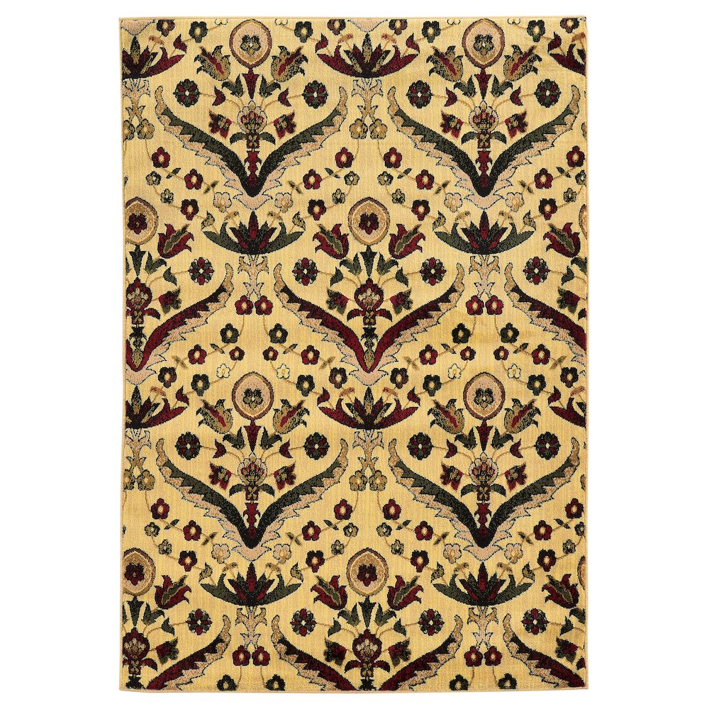 Elegance Chateau Red & Green 8' X 10', Rug. Picture 1