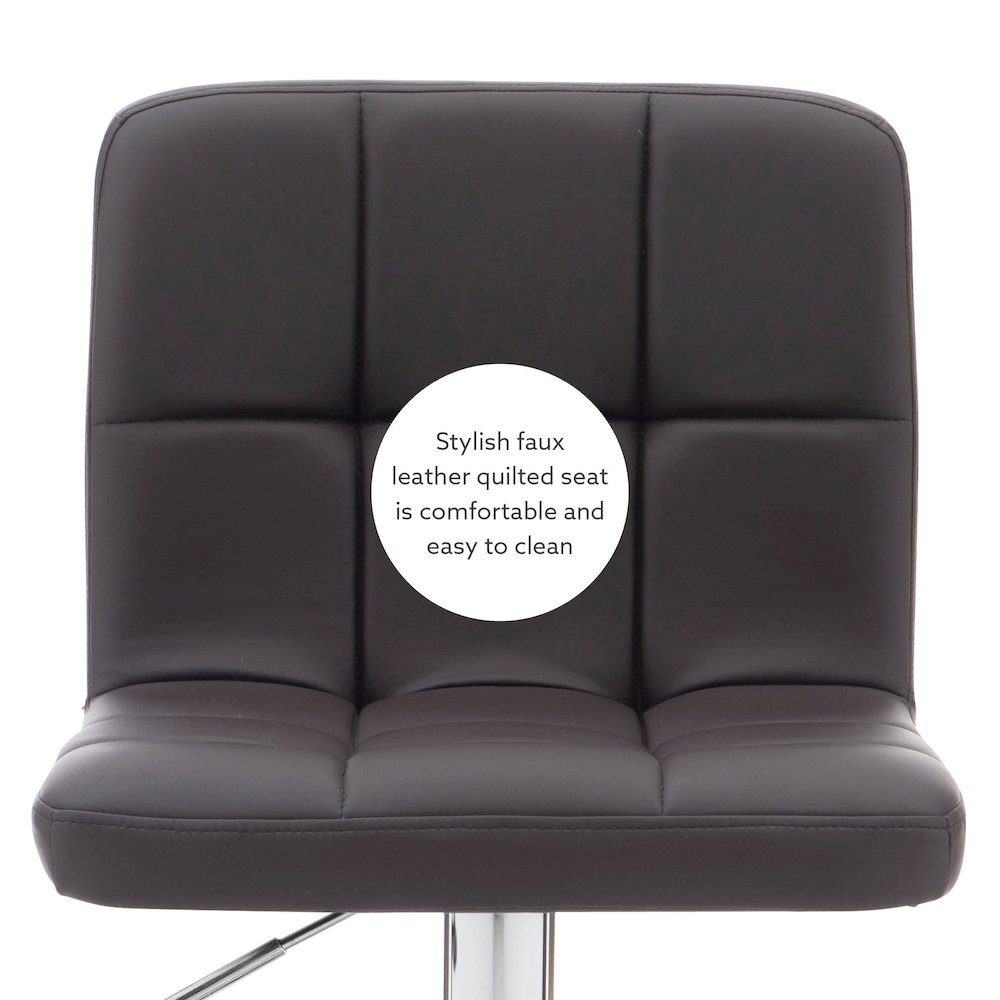 Clayton Barstool Chocolate. Picture 14