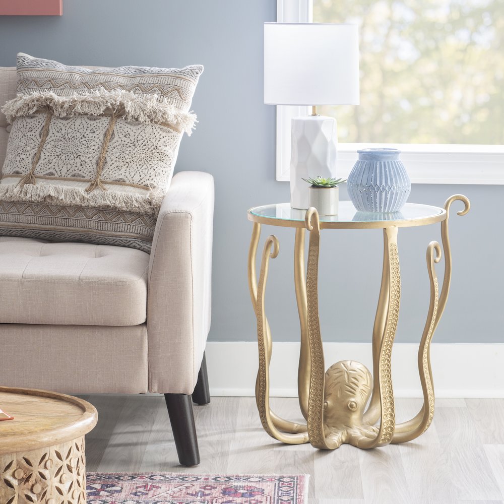 Octiana Octopus Table Gold. Picture 2