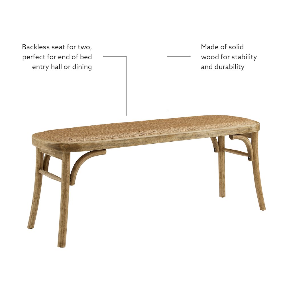 Conelly Bentwood Bench Brown. Picture 7