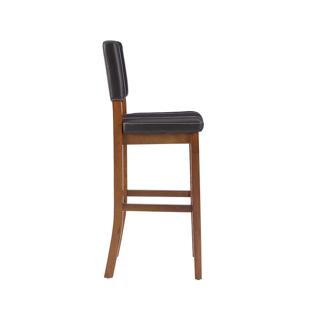 Milano Bar Stool Brown 30. Picture 5