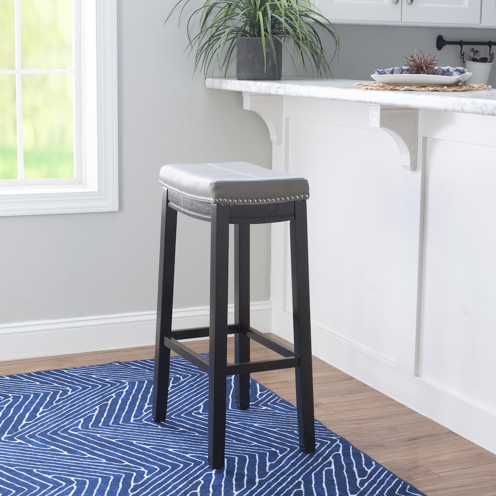 Claridge Gray Bar Stool. Picture 4
