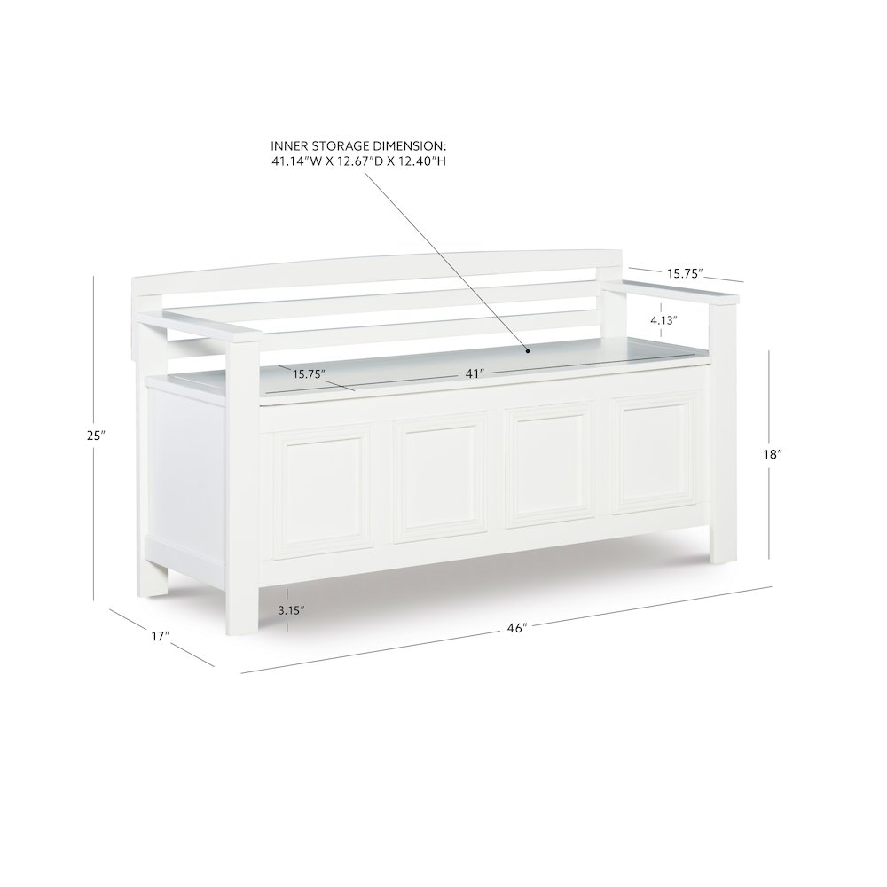 Laredo Storage Bench. Picture 11