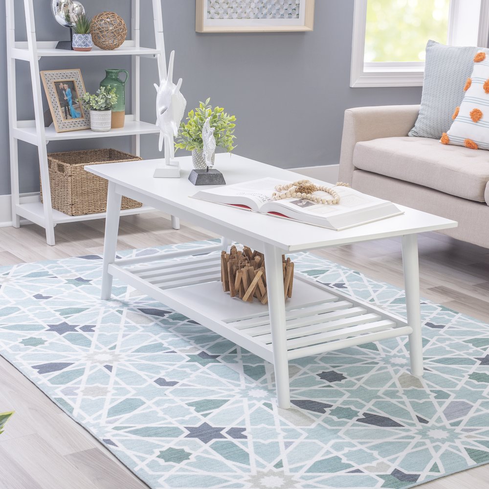 Charlotte Coffee Table White. Picture 5