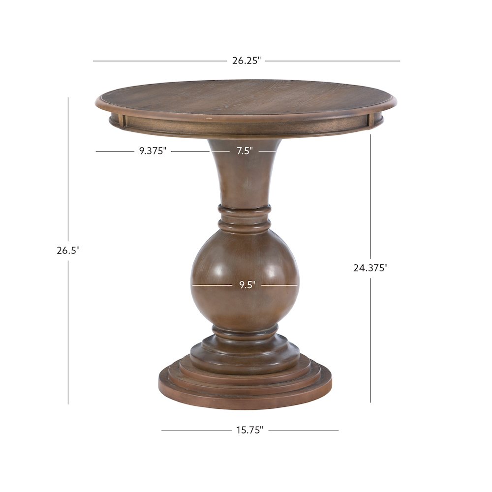 Adeline Round Accent Table Natural. Picture 13