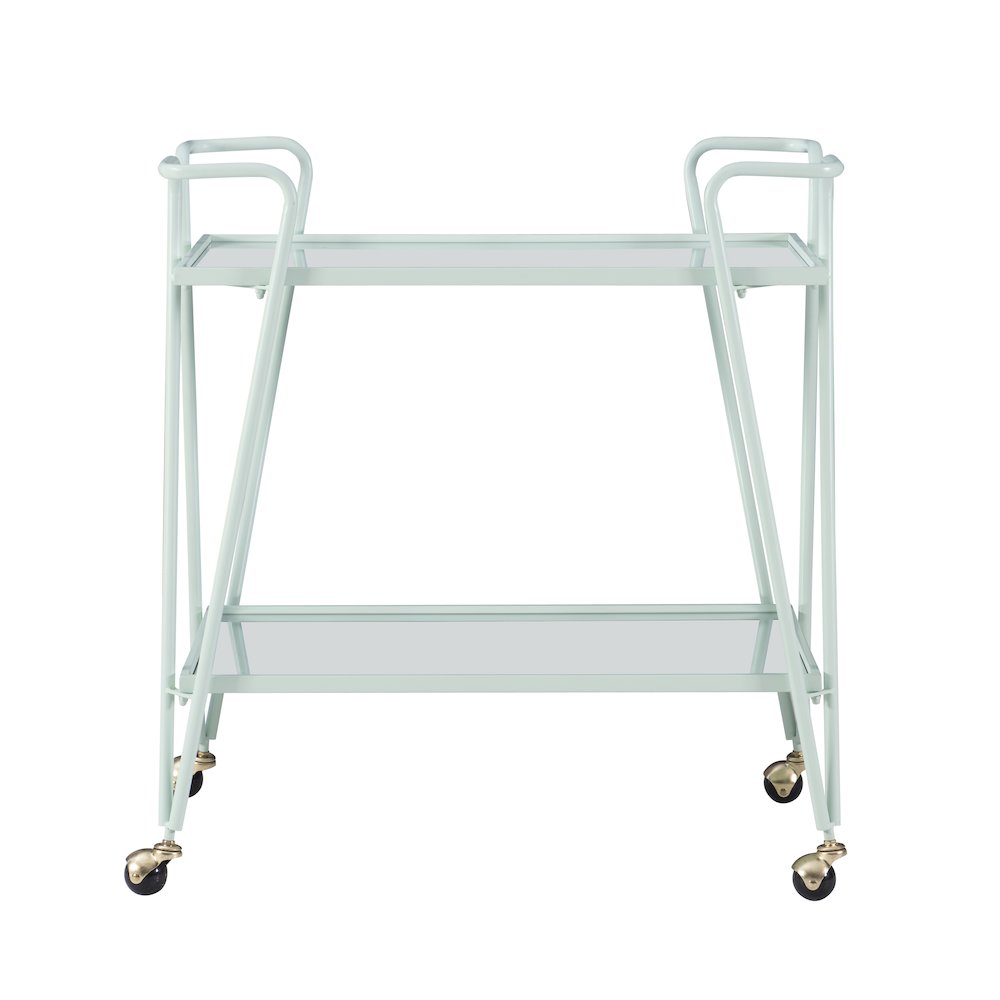 Mint Mid-Century Bar Cart. Picture 2