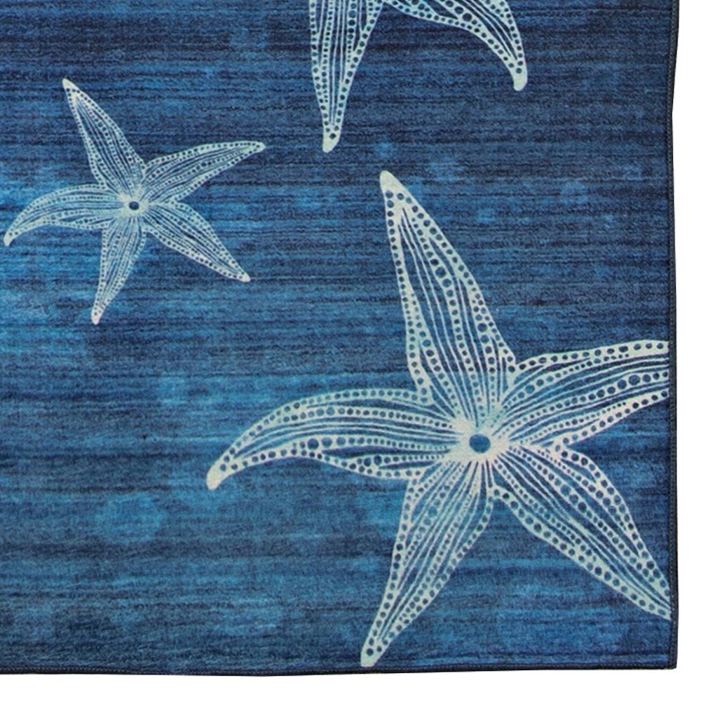 Outdoor Washable Boca Blue & Light Blue 3' X 5', Rug. Picture 4