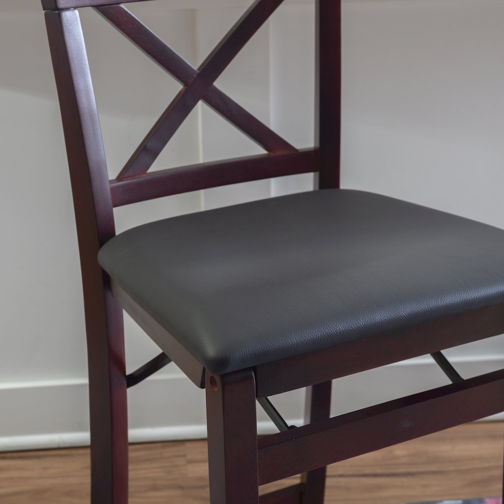 Triena 24 In X Back Folding Counter Stool. Picture 6