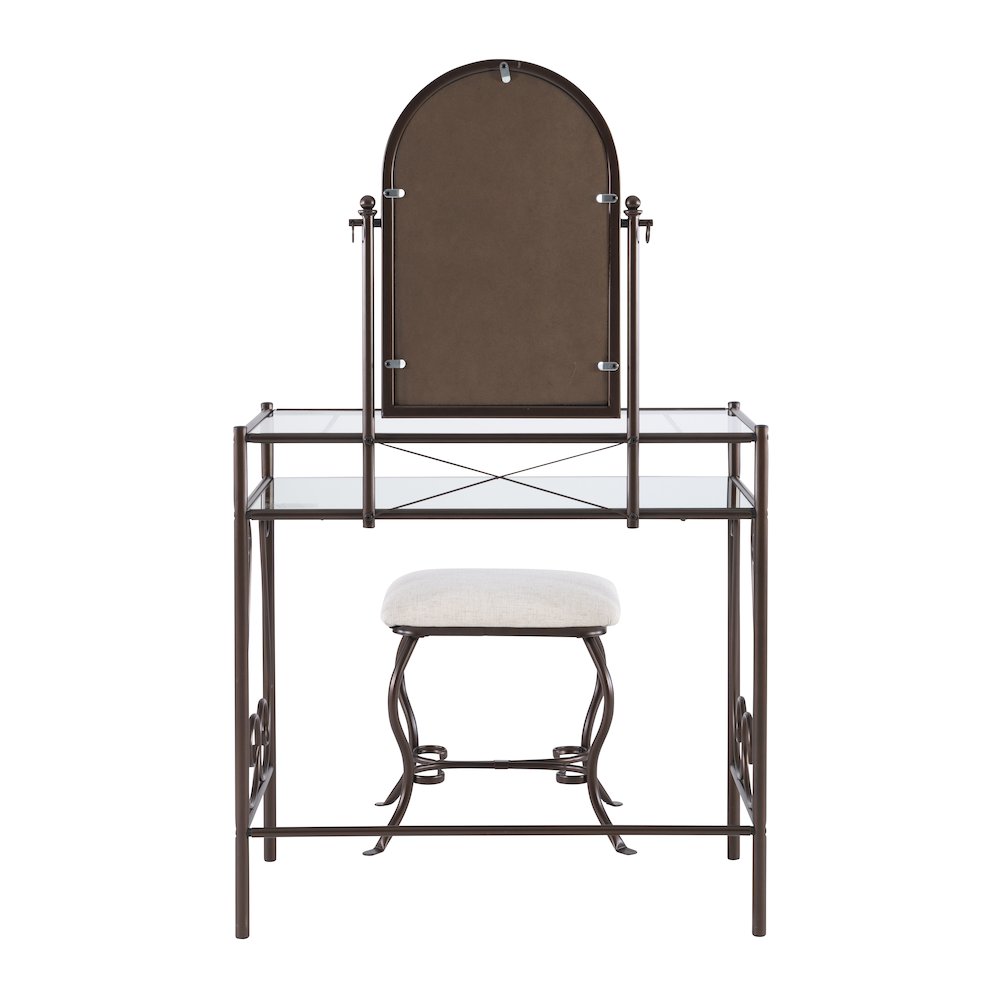 Clarisse Metal Vanity Set. Picture 10