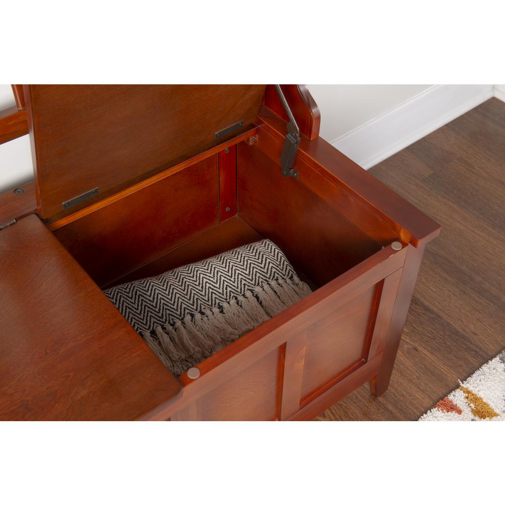 Hall Tree With Storage Bench. Picture 5