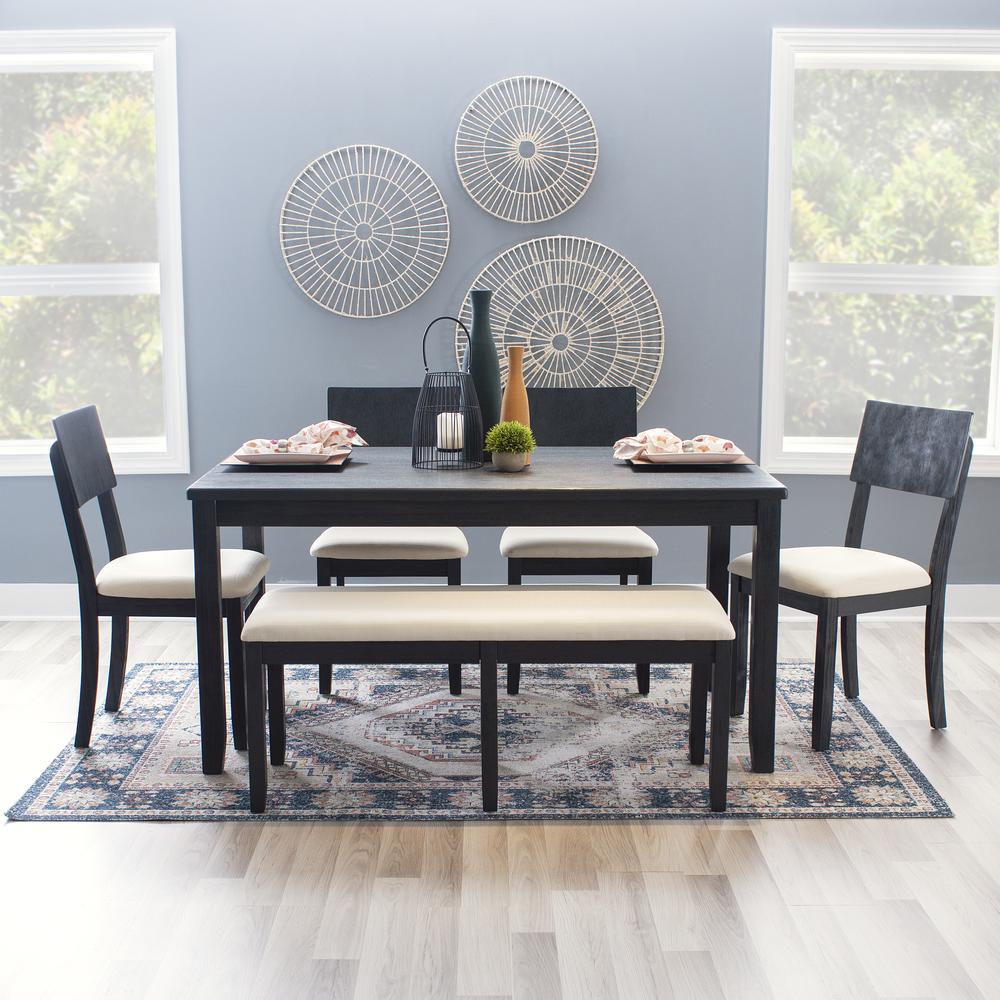 Jorissen 6Pc Dining Set Charcoal. Picture 2