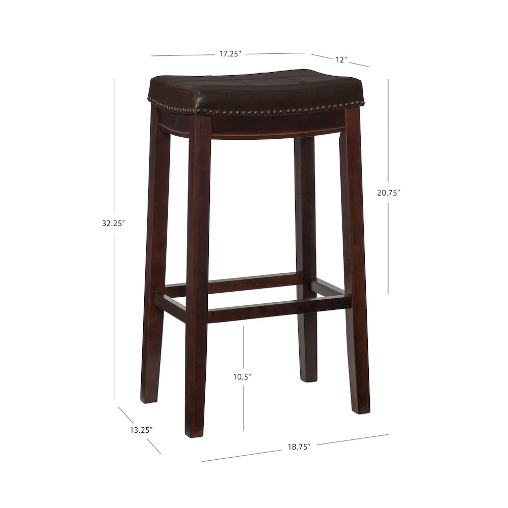 Claridge Brown Barstool. Picture 15