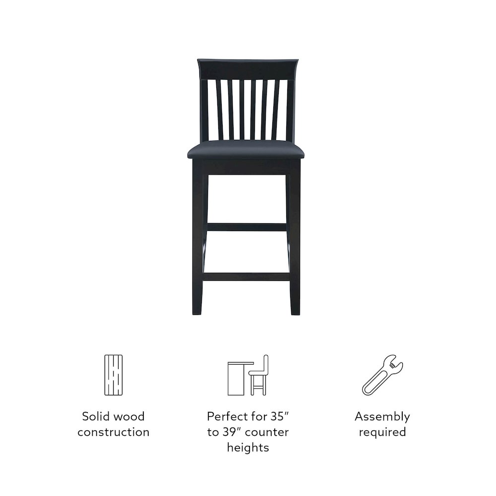 Torino 24 In Craftsman Counter Stool. Picture 12