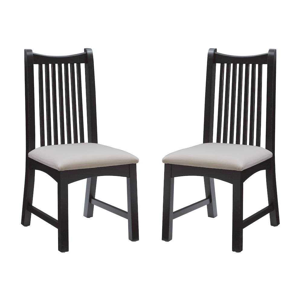 Bonnie Black Chair Uph Seat. Picture 7