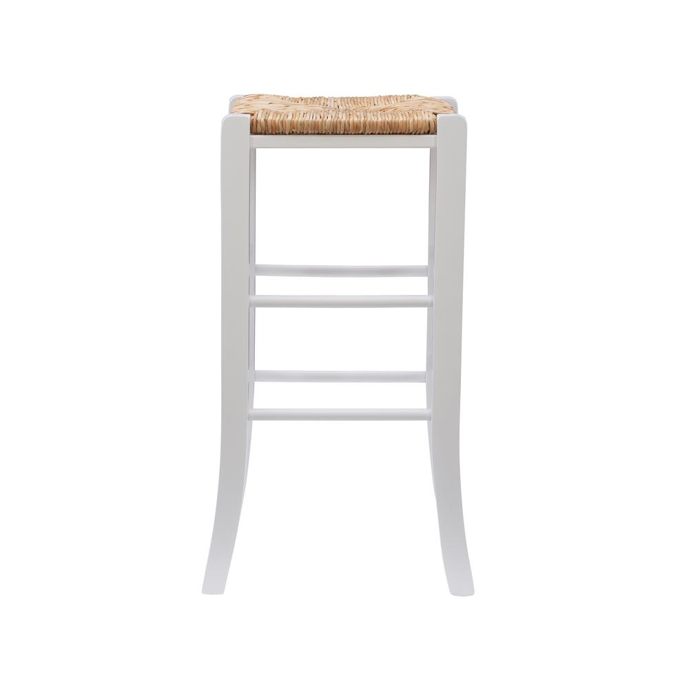Gianna Backless Barstool White Set Of 2. Picture 4