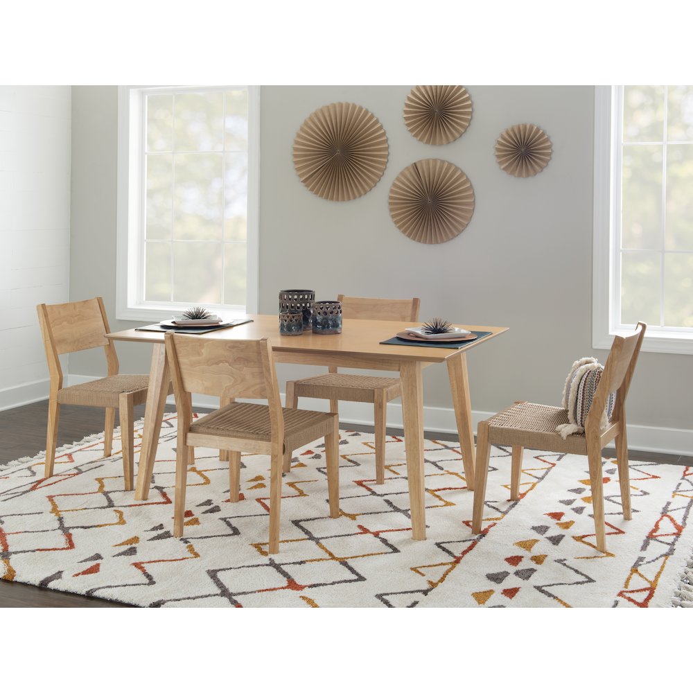 Cadence 5Pc Dining Set Natural. Picture 4