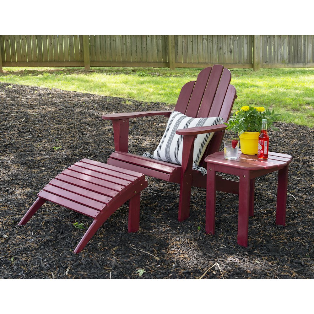 Red Adirondack Chair. Picture 2