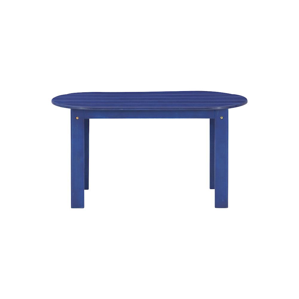 Adirondack Coffee Table Blue. Picture 1