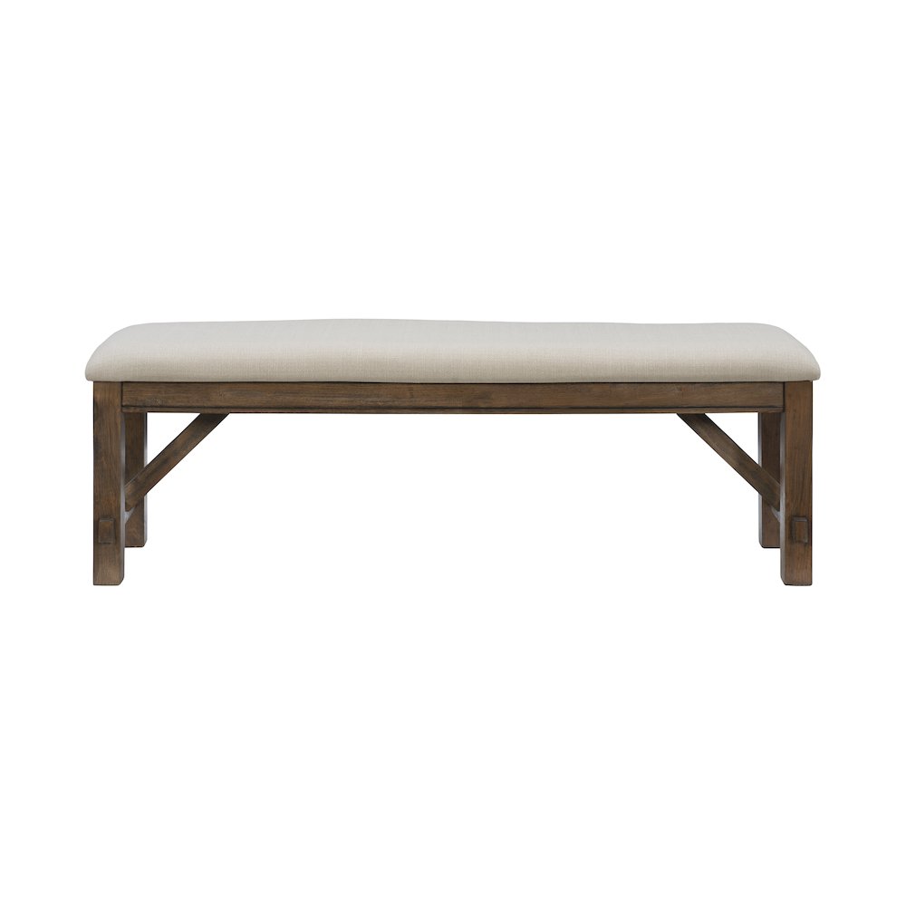 Turino Rustic Umber Bench. Picture 1