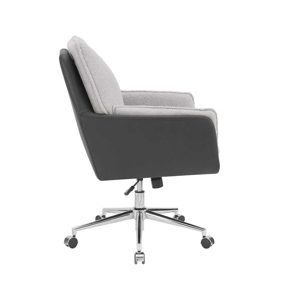 Mabry Swivel Chair Black Grey. Picture 6