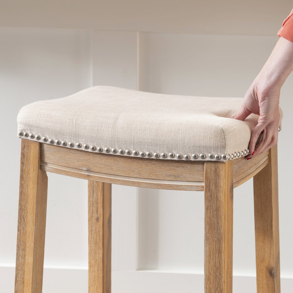 Claridge Acacia Counter Stool. Picture 5