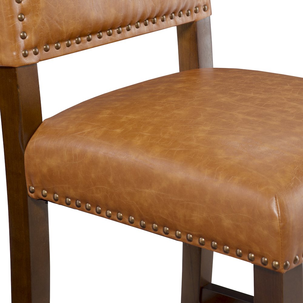 Brook Counter Stool 24 Caramel. Picture 4