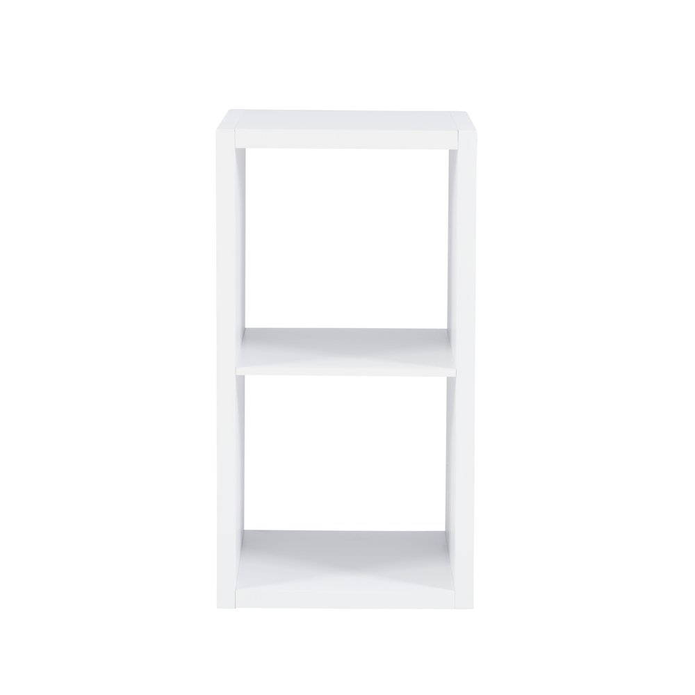 Galli 2 Cubby Storage Cabinet White. Picture 2