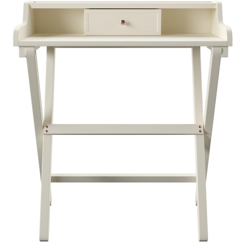 Coy White Folding Desk. Picture 1