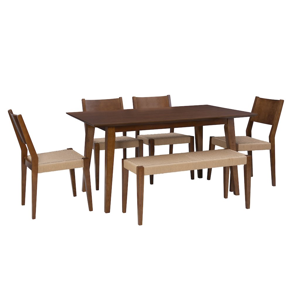 Cadence 6Pc Dining Set Brown. Picture 11