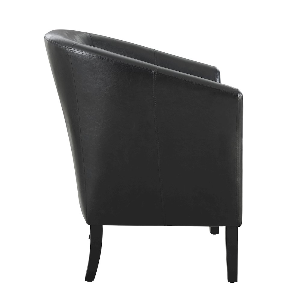 Simon Black Club Chair. Picture 4