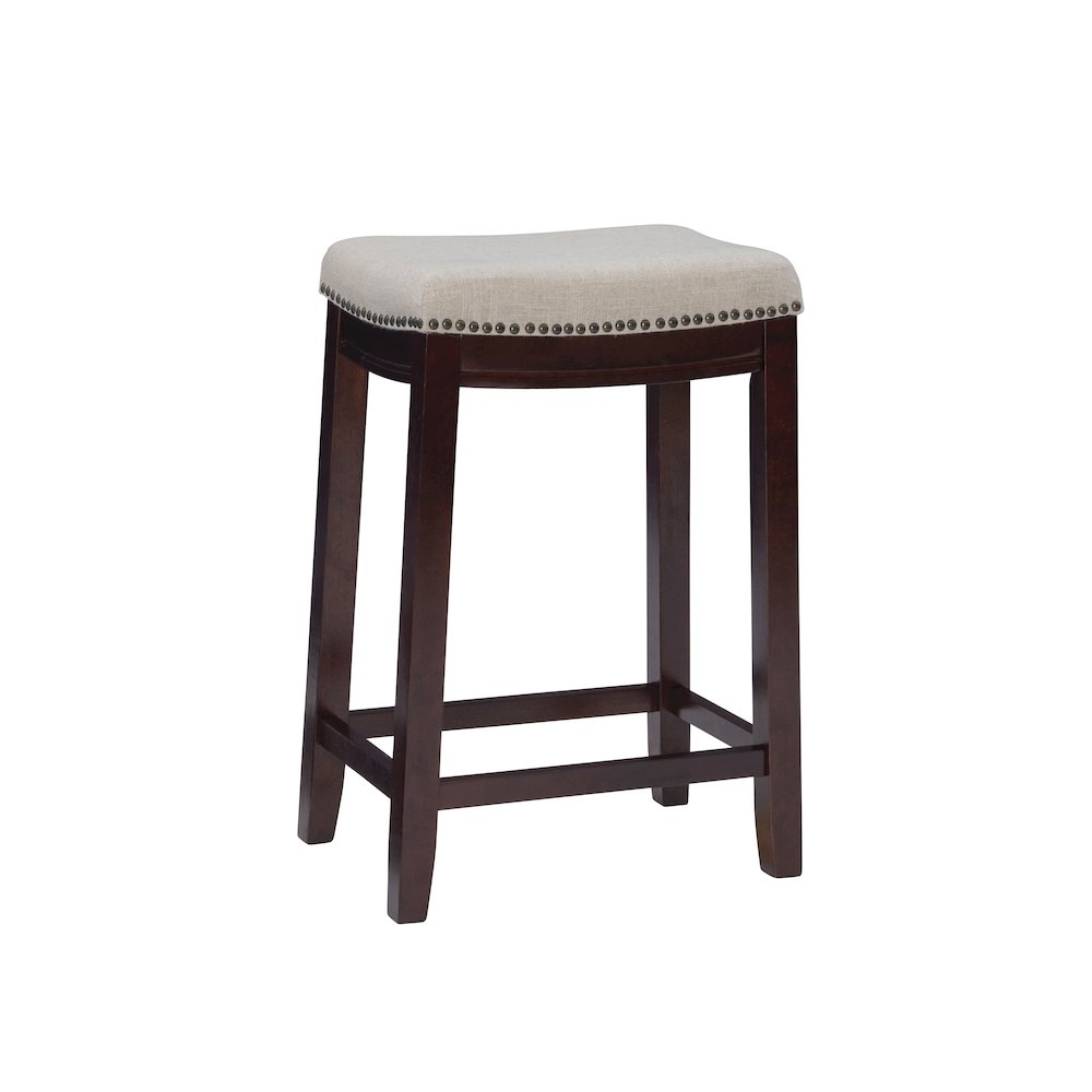 Claridge Linen Counter Stool. Picture 1