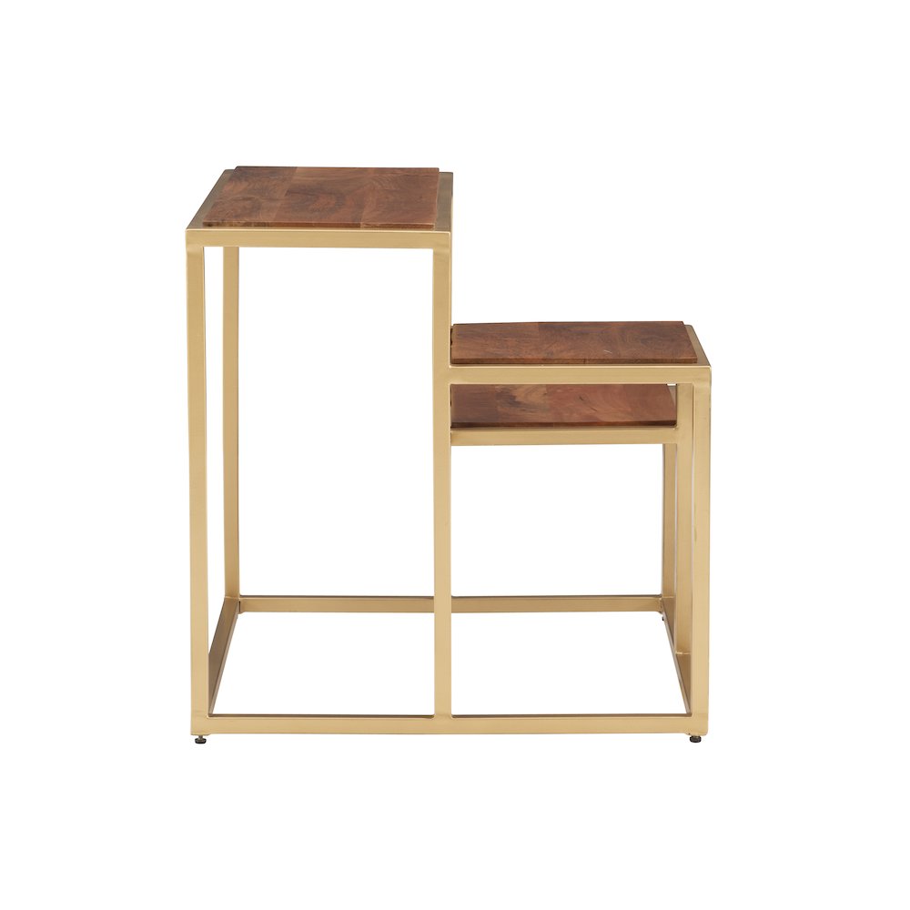 Carlo 3 Tiered Plant Stand Side Table. Picture 7