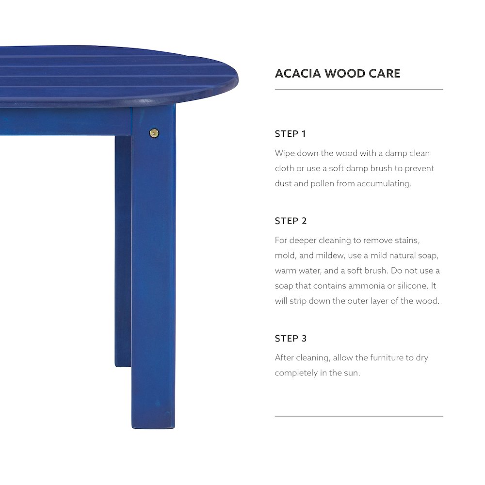 Adirondack End Table Blue. Picture 8