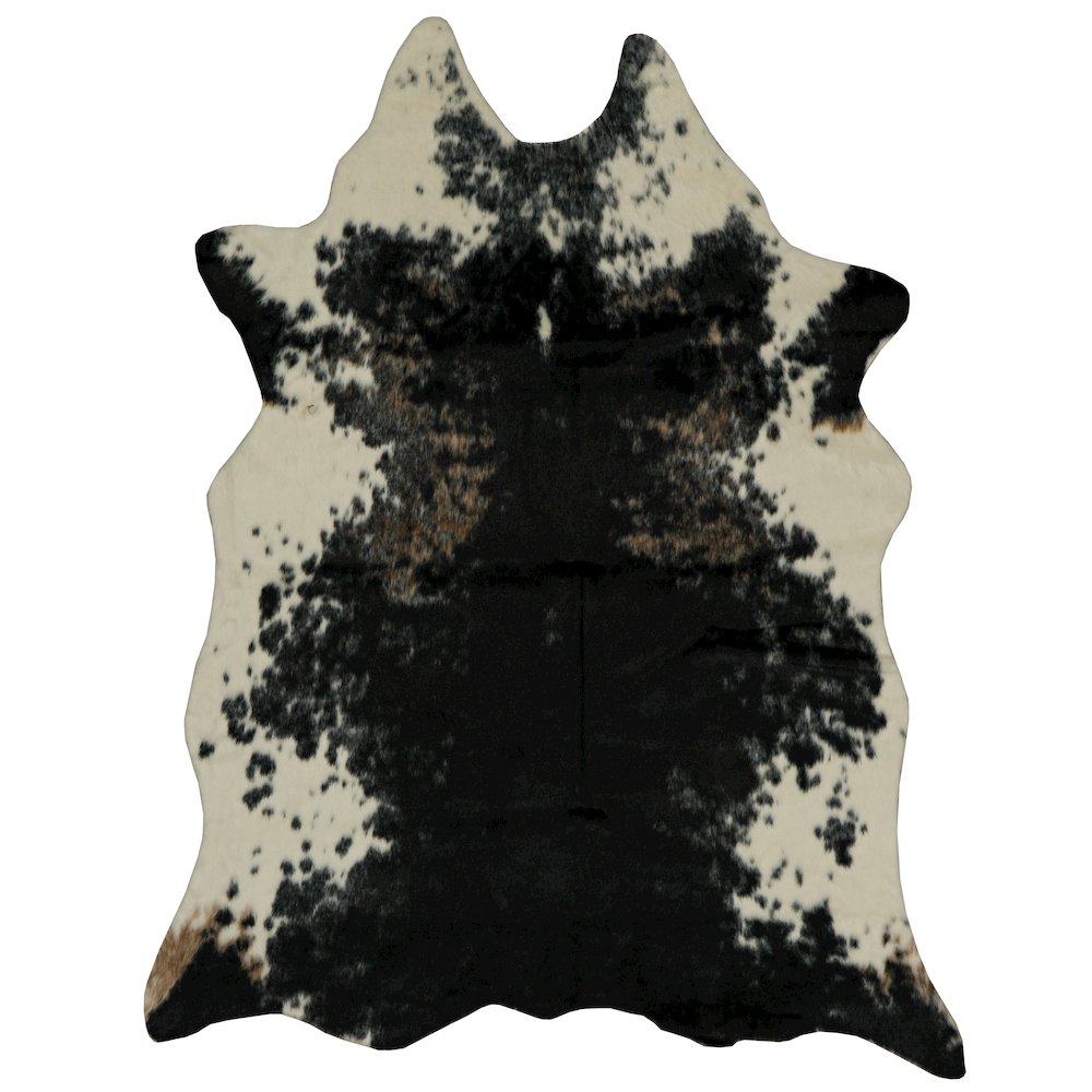 FAUX HIDE MINI BLACKWHITE SALT N PPR, Rug. Picture 1