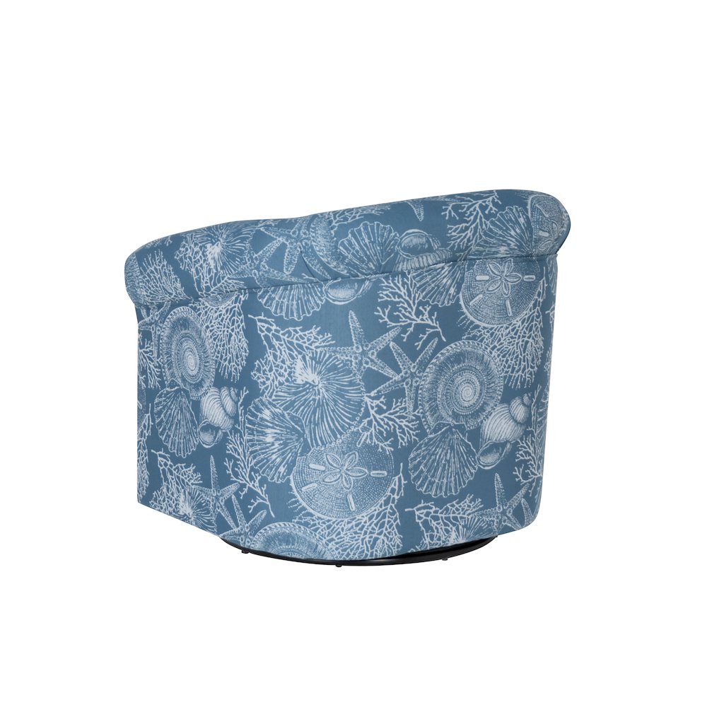 Bonnie Swivel Club Chair, Coastal. Picture 8