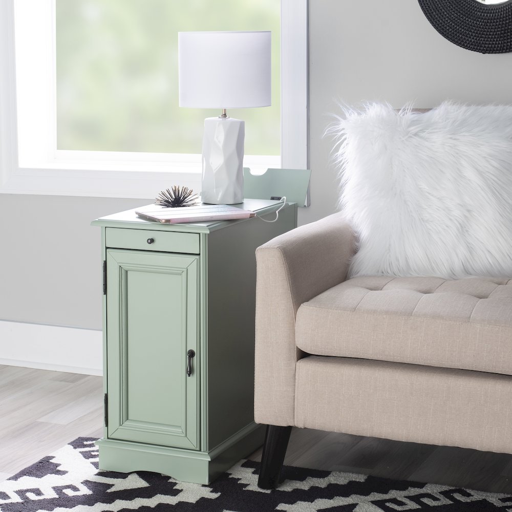 Butler Aqua Accent Table. Picture 6