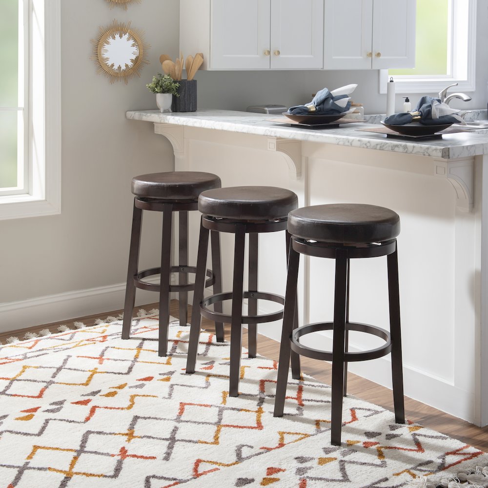 Maya Brown 29 Inches Bar Stool. Picture 4