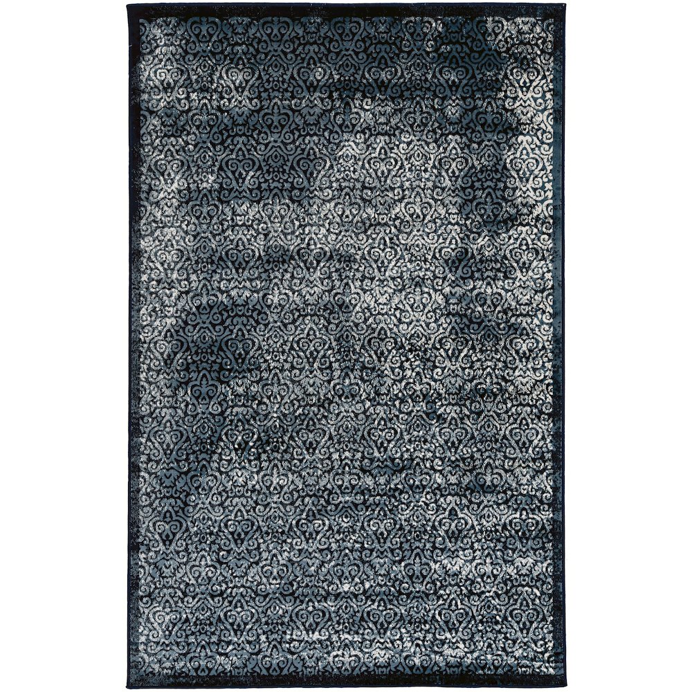 Vintage Ilussion Navy & Beige 9x12, Rug. Picture 1
