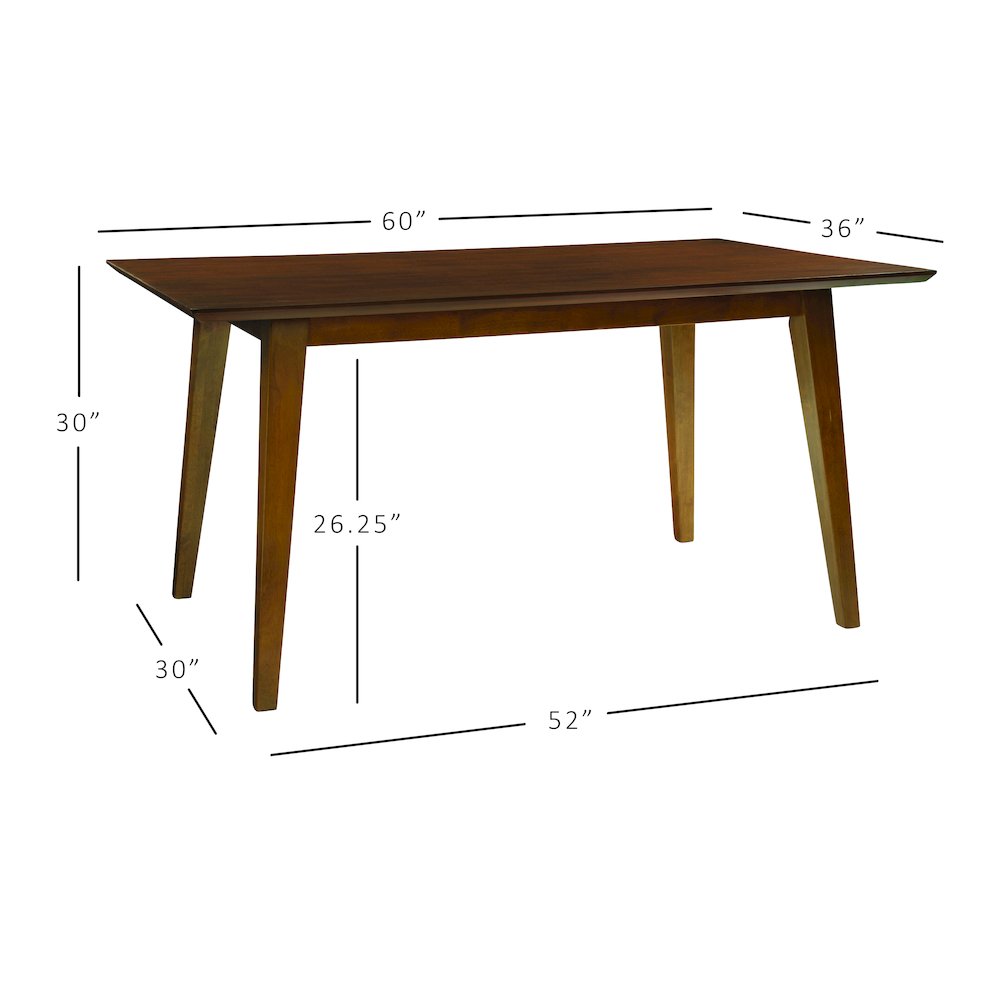 Cadence Dining Table Brown. Picture 12