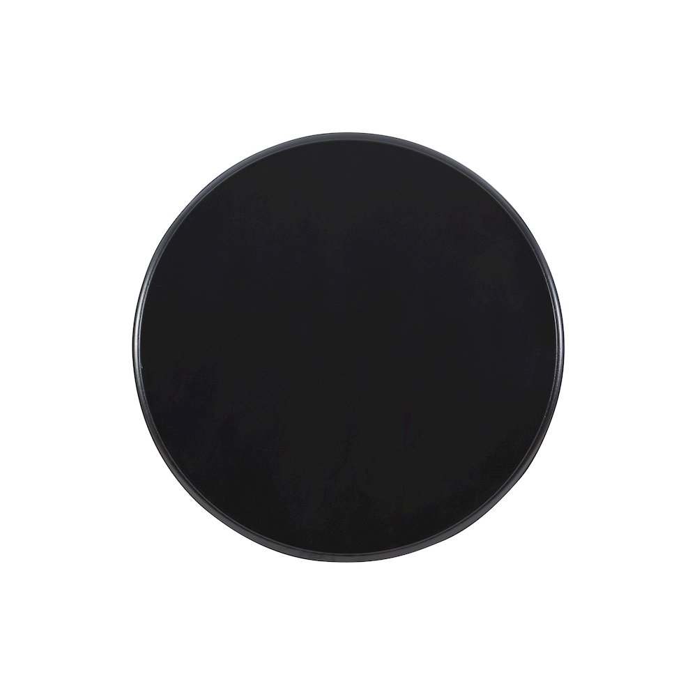 Adeline Round Accent Table Black. Picture 6