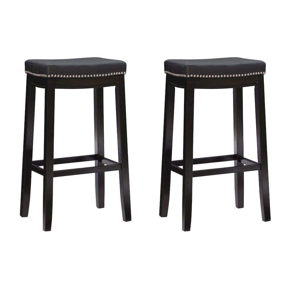 Claridge 2 Pk Black Bar Stool. Picture 1