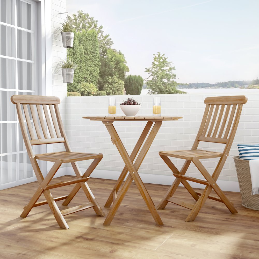 Catalan Café Set - Acorn Finish. Picture 5