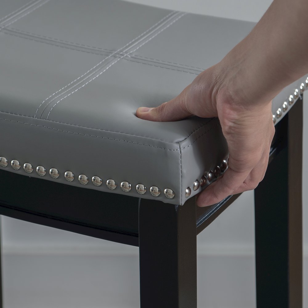 Claridge Gray Counter Stool. Picture 6